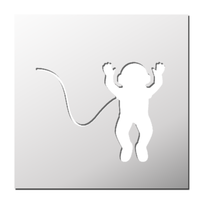 Pochoir Astronaute