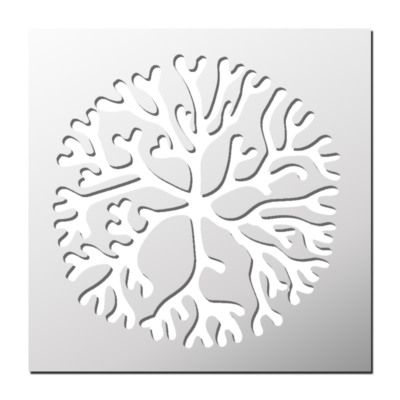 Pochoir Corail