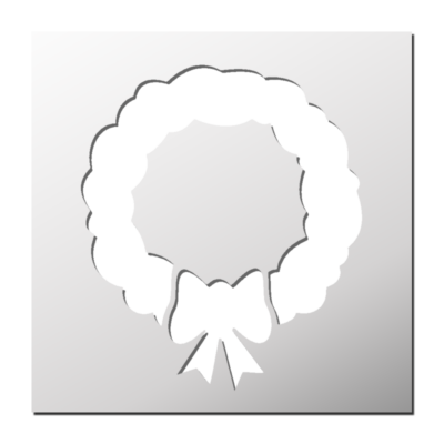 Pochoir Couronne Noël