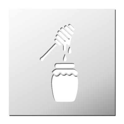 Pochoir Pot de miel