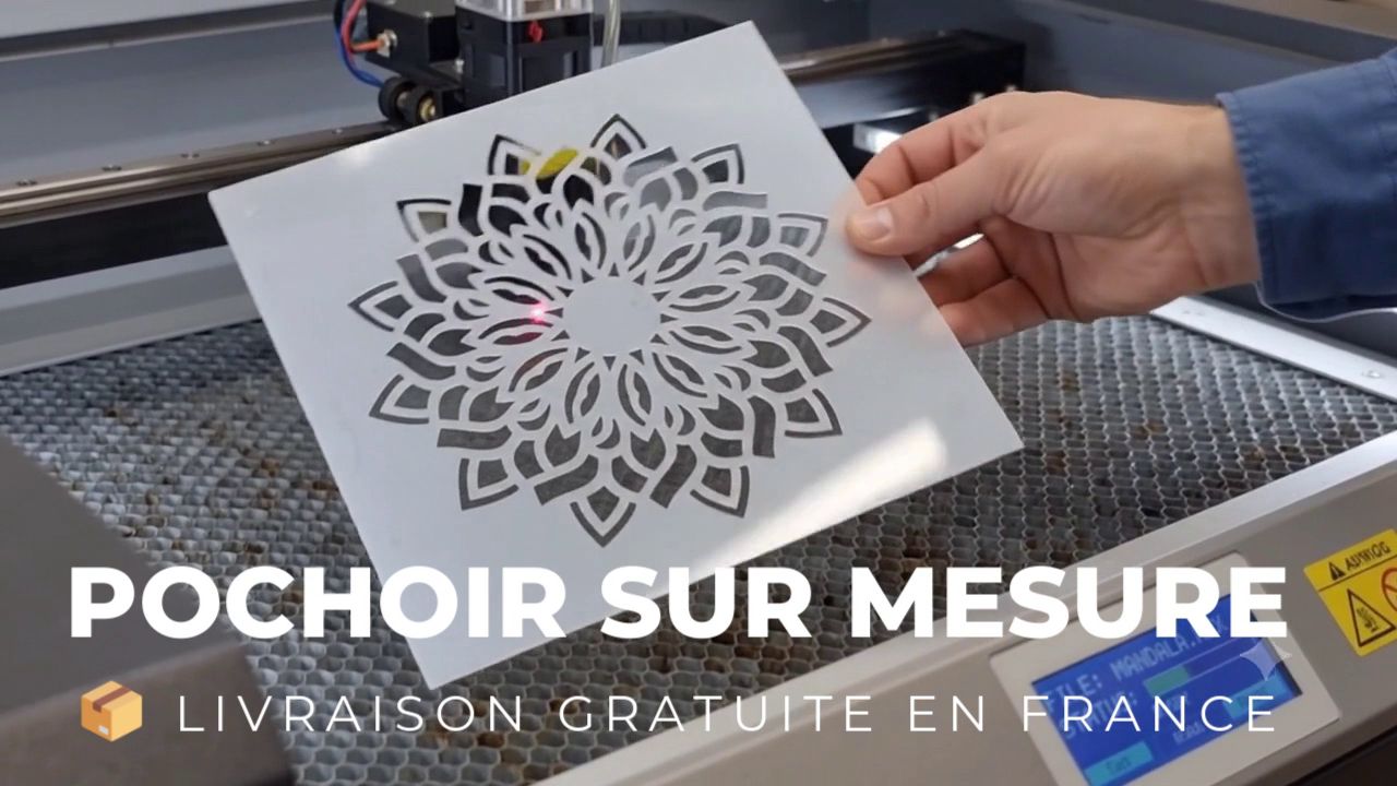 Votre spécialiste du pochoir sur mesure en ligne – Livraison gratuite en France