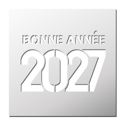 Pochoir Bonne Année 2027