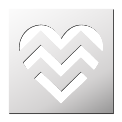 Pochoir Coeur