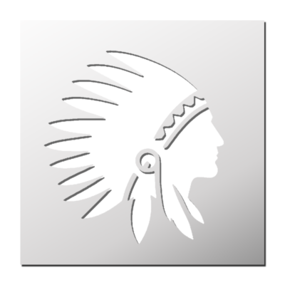 Pochoir Indien