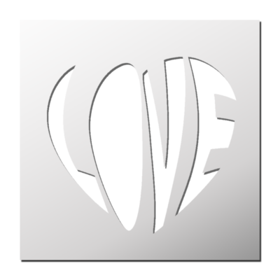 Pochoir LOVE
