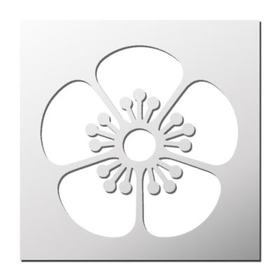 Pochoir Fleur
