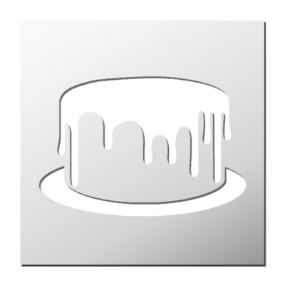 Pochoir Gâteau