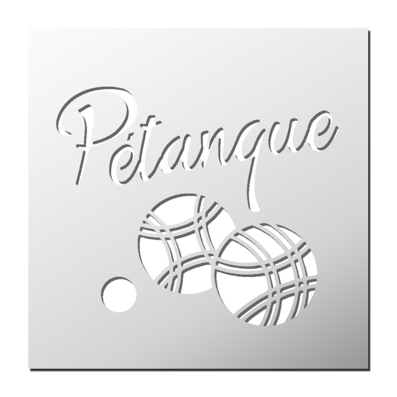 Pochoir Pétanque Pochoir Pétanque