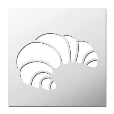 Pochoir Croissant