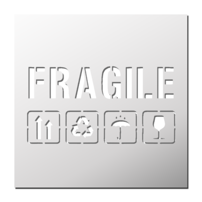 Pochoir Marquage Fragile