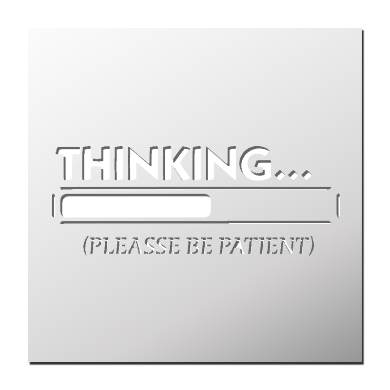 Pochoir Thinking... Pochoir Thinking...