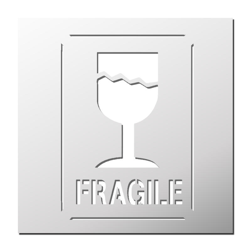 Pochoir Fragile Pochoir Fragile