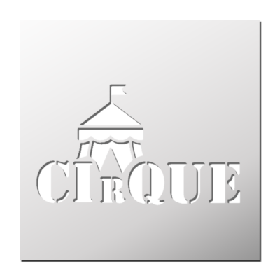 Pochoir Cirque