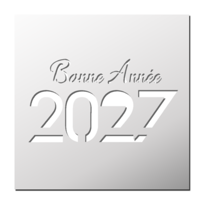 Pochoir Bonne Année 2027