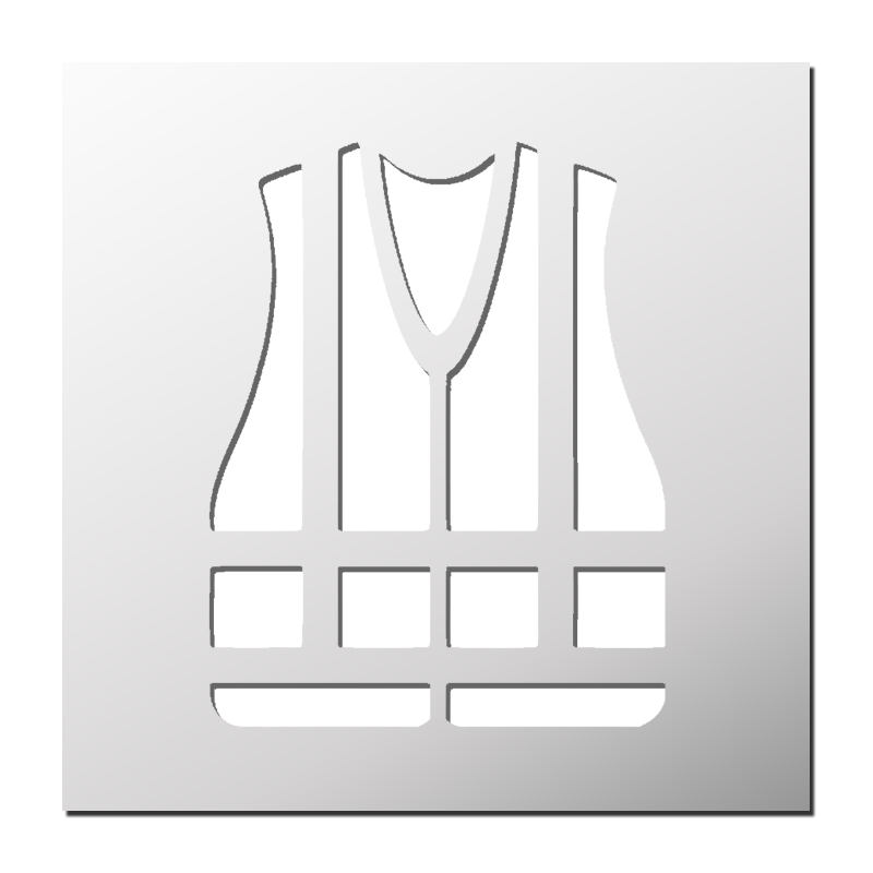 Pochoir Gilet Jaune Pochoir Gilet Jaune