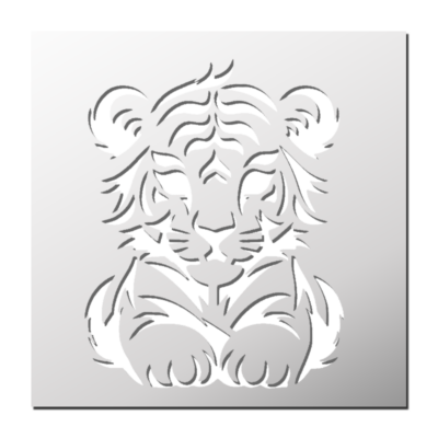 Pochoir Lionceau