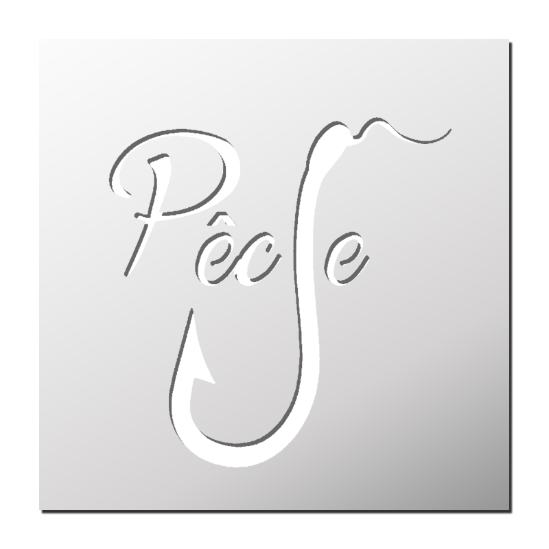 Pochoir Pêche Pochoir Pêche
