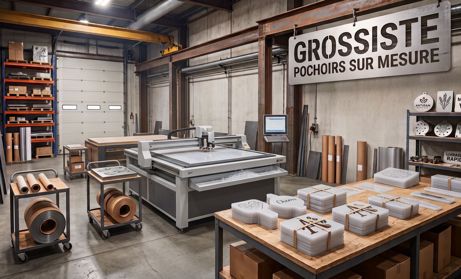 Grossiste en pochoirs : la solution sur mesure pour les pros et revendeurs