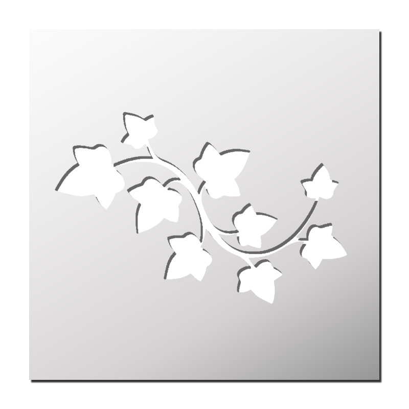 Pochoir Branche de lierre Pochoir Branche de lierre