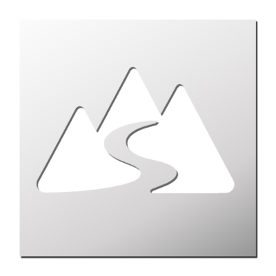 Pochoir Montagne
