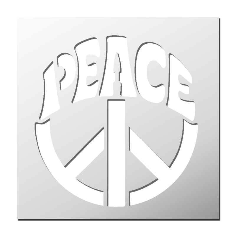 Pochoir Peace Pochoir Peace
