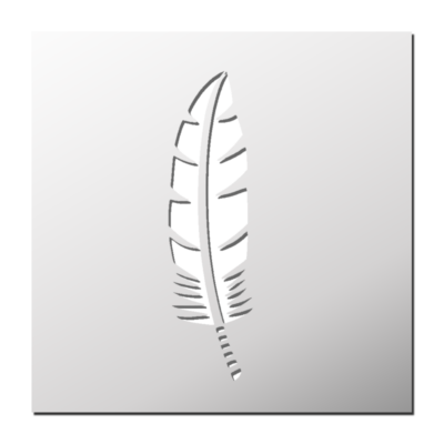 Pochoir Plume